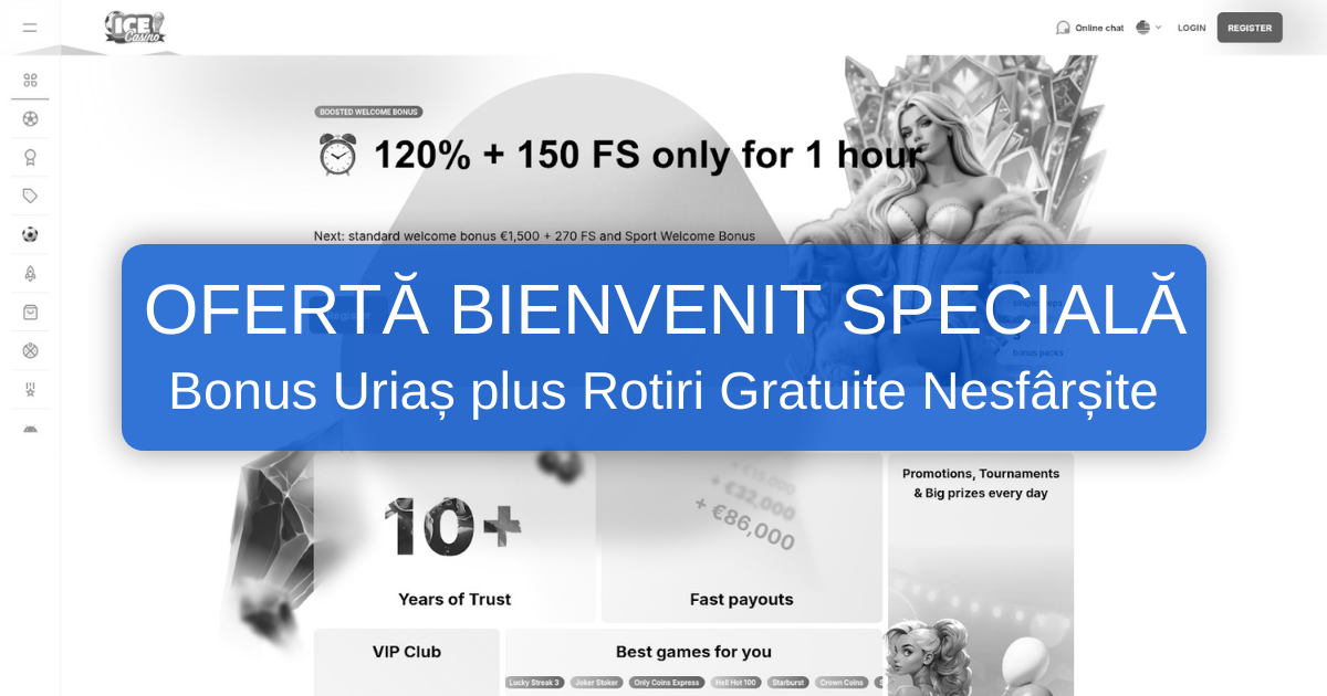 Bine ați venit la Ice Casino!
